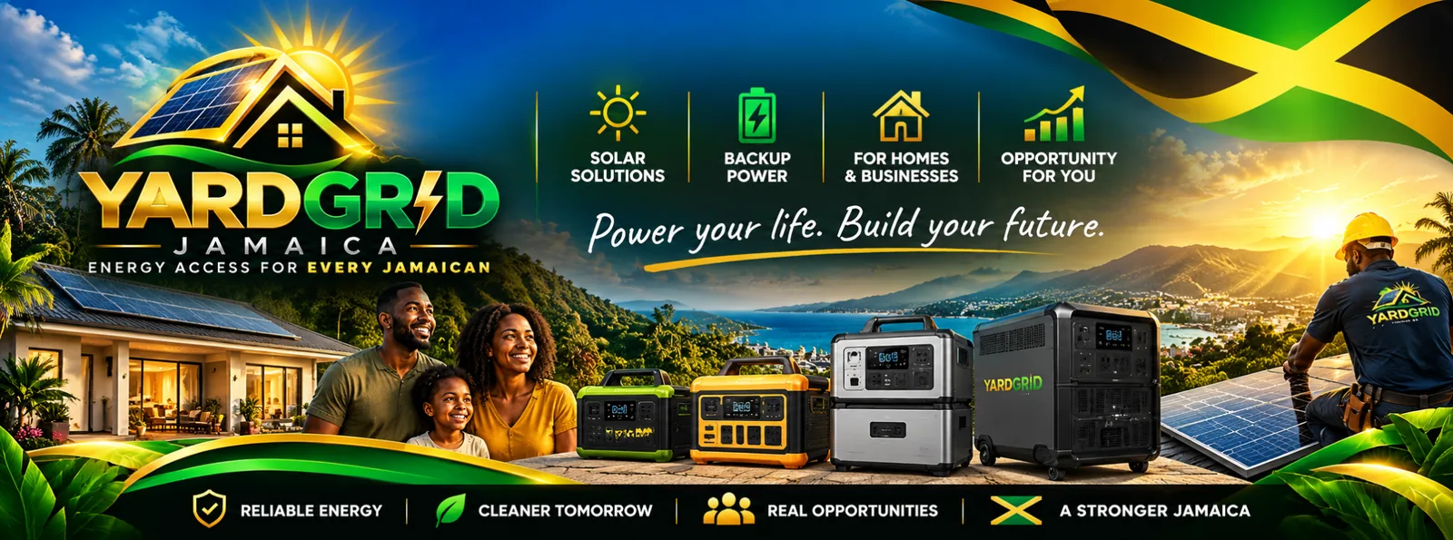 YardGrid Jamaica solar and backup power solutions
